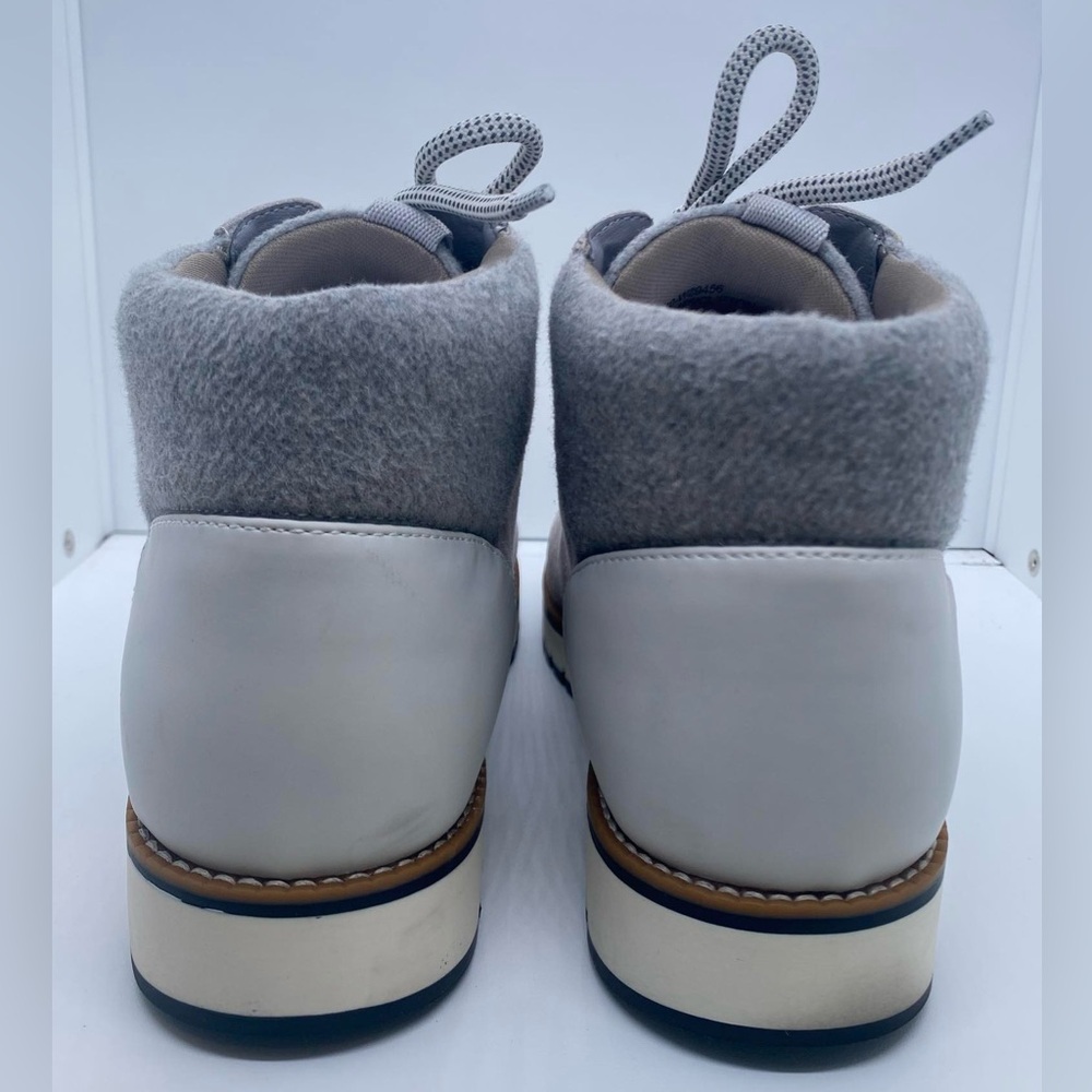 White Mountain Clifton Grey Ankle Boots Size 9.5 - Picture 7 of 10